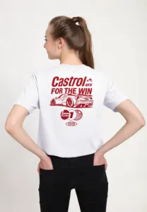 Футболка castrol for the win с принтом Henry Tiger, White