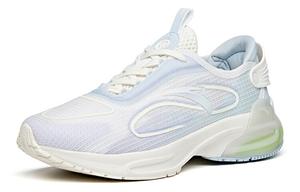 Кроссовки женские с низким верхом цвета слоновой кости/сиреневый/светло-голубой Anta