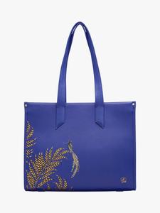 Большая вместительная сумка-шопер Sara Miller, Botanic Blue