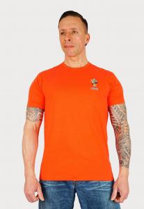 Футболка с принтом KURZARM REITER U.S. Polo Assn., оранжевый
