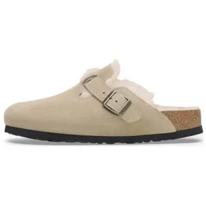 Сандалии Boston Shearling Mules Birkenstock, Sand