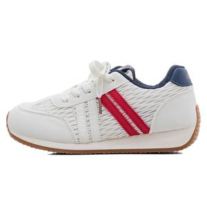 HUANQIU Износостойкие дышащие повседневные туфли с низким верхом, женские, белые, синие, красные