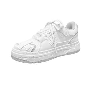 Happy Fish Мужские низкие скейтерские кеды белые, цвет White