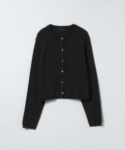 Кардиган с ребристой отделкой 14G на кнопках Jeanasis, цвет Black(09)