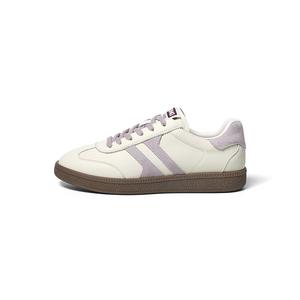 Низкие женские скейтерские кеды RED DRAGONFLY, бежевый фиолетовый