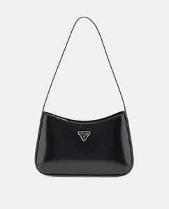 Сумка через плечо на молнии Guess, черный