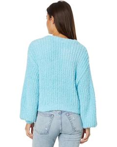 Свитер Show Me Your Mumu Clemmie Cardi, цвет Highlighter Blue Knit