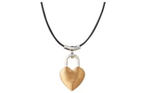 Сердечко-кулон с замочком AMBUSH, золото