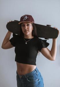 Бейсболка B SCRIPT Blackskies, цвет red