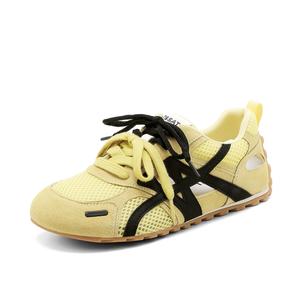 Низкие повседневные туфли женские ST&SAT, Yellow