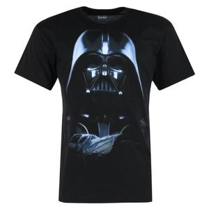 Мужская футболка с коротким рукавом Disney Darth Vader Star Wars Jerry Leigh, черный