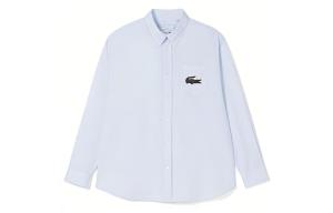 LACOSTE Рубашка унисекс светло-голубая