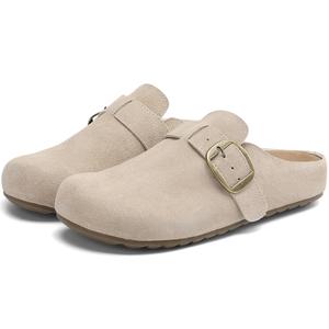 Женские сандалии D FUSE SCANDINAVIA с закрытым носком, устойчивые к истиранию и скольжению D:FUSE SCANDINAVIA, Beige