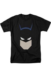 Футболка с коротким рукавом для взрослых с изображением головы летучей мыши Бэтмена Gildan, черный