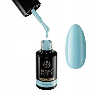Красочный гибридный лак для ногтей, оттенок 405 Blue Flower, 6 мл Boska Nails