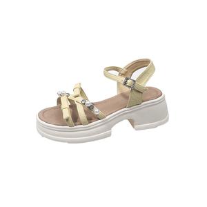 Zomila Женские сандалии на одной застежке желтые, цвет Yellow