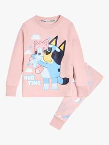 Детский пижамный комплект Bluey Brand Threads, Pink/Multi