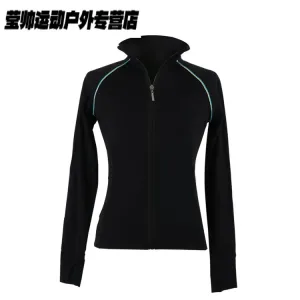 HEAD Индивидуальный комбинезон для тренировок по фигурному катанию Yuzhen Jiezhuan, высокоэластичный тонкий флис, для мужчин и женщин, черный без кармана, плотный флис, размер 150 XXXS