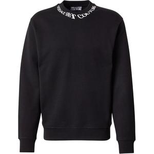 Вышитый свитшот с круглым вырезом VERSACE JEANS COUTURE, черный