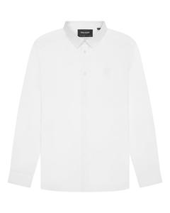 Рубашка на пуговицах классического кроя Lyle & Scott, белый