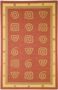 Ковер SAFAVIEH, 275 x 366 см, Chelsea Collection, Rust, ручной работы в стиле French Country из шерсти, идеально для помещений с высокой проходимостью в гостиной, спальне (HK211C)