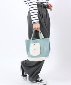 Сумка-тоут Lee, мини-тоут, комбинезон, карманная сумка, мини-тоут, коровий принт, джинсовая ткань, холст