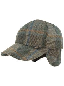 шапка с защитой ушей синего цвета BREITER