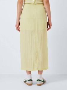 Кринкл макси-юбка John Lewis ANYDAY, Green