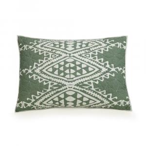 Jungalow от Justina Blakeney Комплект одеял Aisha с Shams Makers Collective, зеленый