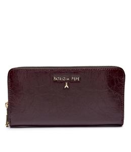 Кожаный кошелек Patrizia Pepe, бордо