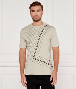 Футболка Boss Green Regular Fit, бежевый