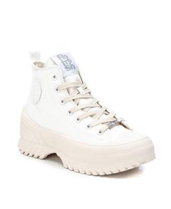 Женские высокие кеды на платформе из парусины от XTI, белый