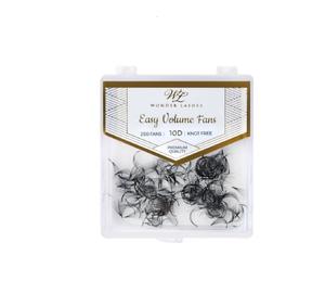 Пудровые ресницы Wonder Lashes Easy Volume Fans 10D, C-образный изгиб, 11 мм Wonderlashes
