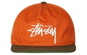 Stussy Кепка с глубокой посадкой и большим козырьком, Orange