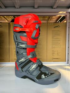 LEATT Внедорожные ботинки для мотоцикла Track Forest Road 55 Competition с регулируемой осью, антискользящие, для мужчин и женщин, оранжевый 4.5, версия Red Forest Road Eduro, размер 42