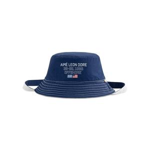 Панама Aimé Leon Dore 38-GS Offshore Reversible Nylon Bucket Hat, цвет Maritime Blue