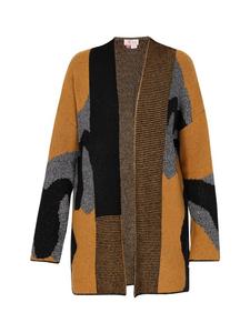 Пуловер IZIA Cardigan, цвет kamel schwarz