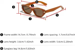 Ретро-солнцезащитные очки «кошачий глаз» для женщин с градиентным переходом цвета, модные солнцезащитные очки для мужчин, солнцезащитные очки UV400 Melrose, Leopard