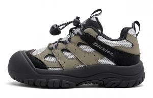 Нескользящие, устойчивые к истиранию, увеличивающие рост, поддерживающие низкие повседневные кроссовки для детей Dickies, коричневый/серый