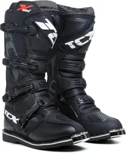 Мужские мотокроссовые ботинки TCX X-blast, ботинки для эндуро, внедорожные ботинки с верхом из микрофибры и подошвой Goodyear, Black