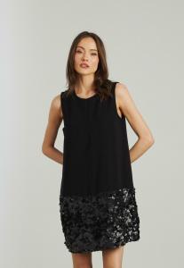 Коктейльное/вечернее платье ESTRUCTURA COMBINADO Alma en Pena, черный