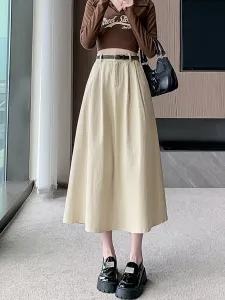 Плиссированная макси-юбка для женщин Doux Belle, цвет Beige