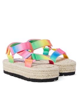 Сандалии-эспадрильи Ombré Stella McCartney Kids, Colourful