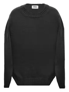 Свитер с круглым вырезом ALPHA STUDIO, черный