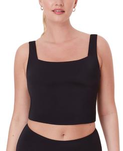 Женский топ танкини с квадратным вырезом Siren Andie, черный