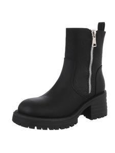 Ital-Design Черные туфли на высоком каблуке