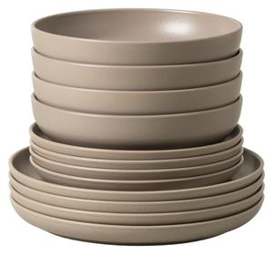 Costa Nova КОМПЛЕКСНЫЙ НАБОР PACIFICA, светло-коричневый, 12 предметов, на 4 персоны