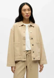 Objrosie re l/s overshirt noos denim jacket Object, Humus