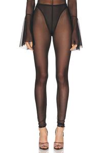 Длинные леггинсы Norma Kamali, Black