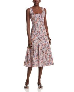 Жакет Jolie Midi из поплина - эксклюзив Veronica Beard, мультиколор